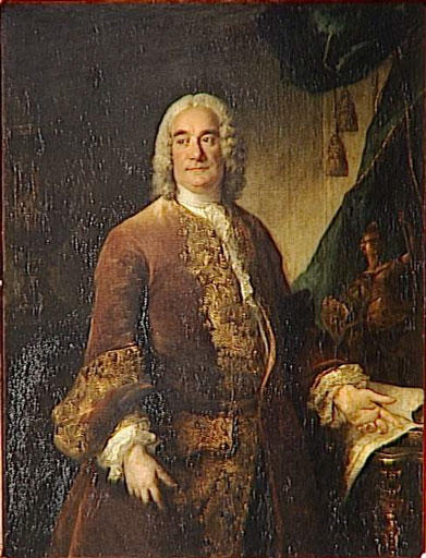 Portrait of Charles Francois Paul Le Normant de Tournehem